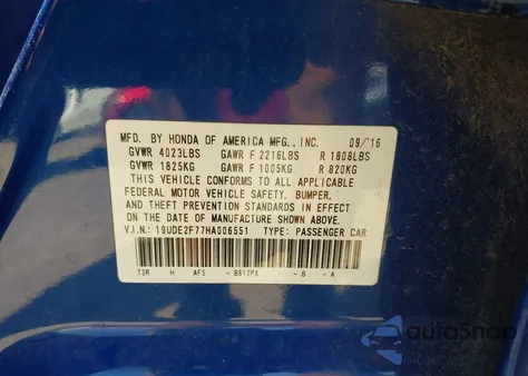 2017 Acura Ilx Premium Package/Technology Plus Package from USA, damaged, VIN 19UDE2F77HA006551